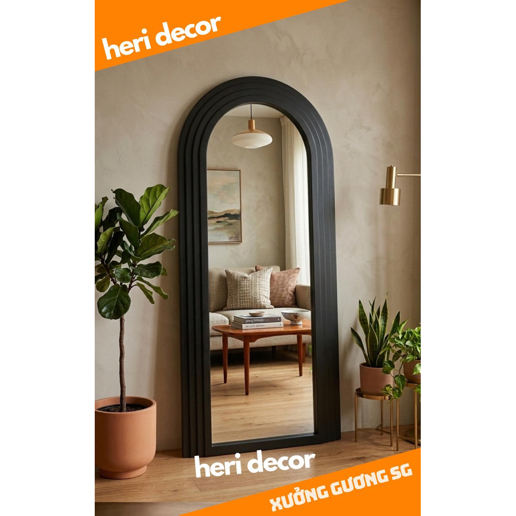 [freeship nội thanh ] Gương soi toàn thân sơn 2k bền mẫu ovan vuông 3 lớp sang trọng