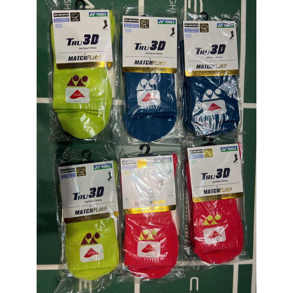 Tất Cầu Lông Yonex Cổ Cao TRU3D Match Plus (Mã SSM-1855-MP7) – Xanh Navy, Đệm Dày