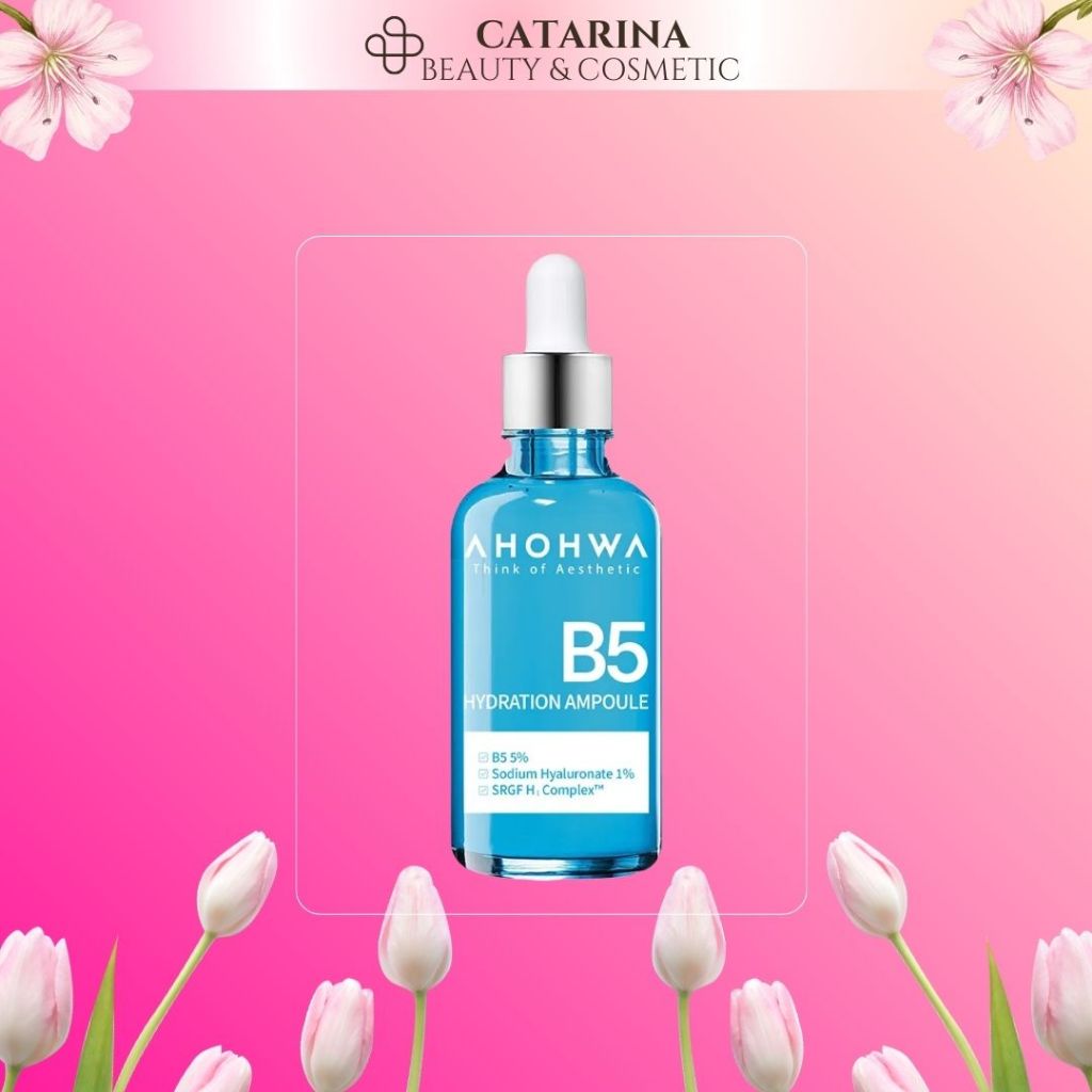 Serum Ahohwa Hydration Ampoule B5 50ml | Hỗ trợ cấp ẩm, phục hồi, làm dịu da