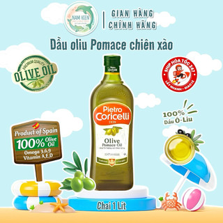 Dầu Oliu Pomace Pietro Coricelli  - Chai 1 Lít Ăn Dặm Cho Bé
