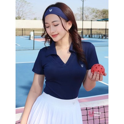 Combo phụ kiện thời trang thể thao băng đô đen, tất, scrunchie nữ Today U Wear tennis pickleball gym