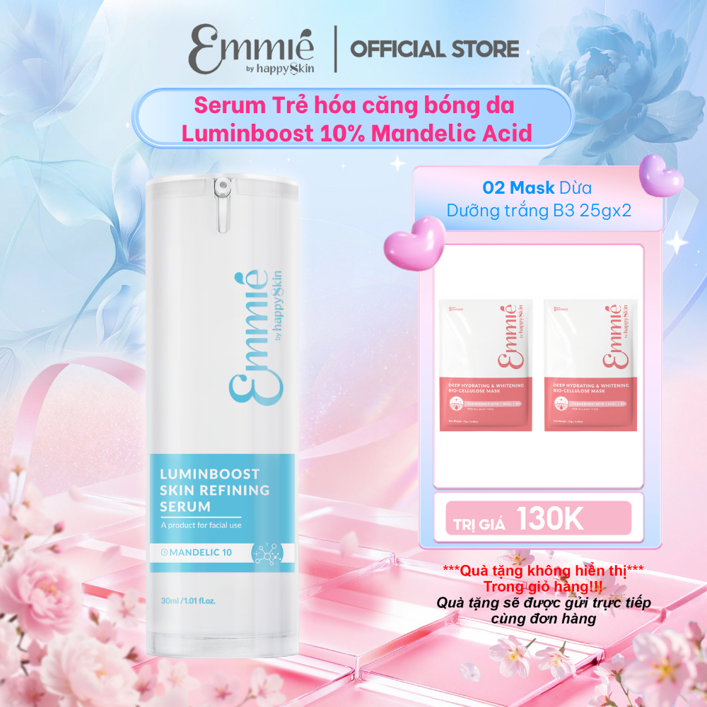 Serum Trẻ Hóa Căng Bóng Da Luminboost Skin Refining 30ml Emmie by Happyskin
