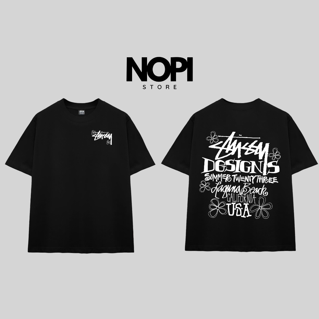 ÁO THUN LAGUNA BEACH SS FORM RỘNG NAM NỮ UNISEX VẢI COTTON CAO CẤP DÀY DẶN - NOPI STORE