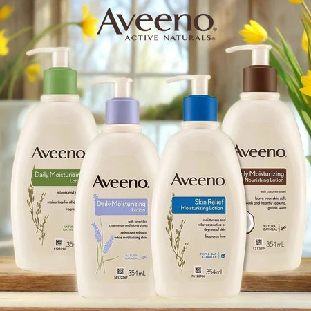Aveeno Moisturizing Lotion 354ml /Pelembab Harian Kulit MenenangkanMenenangkan Stres Body Lotion