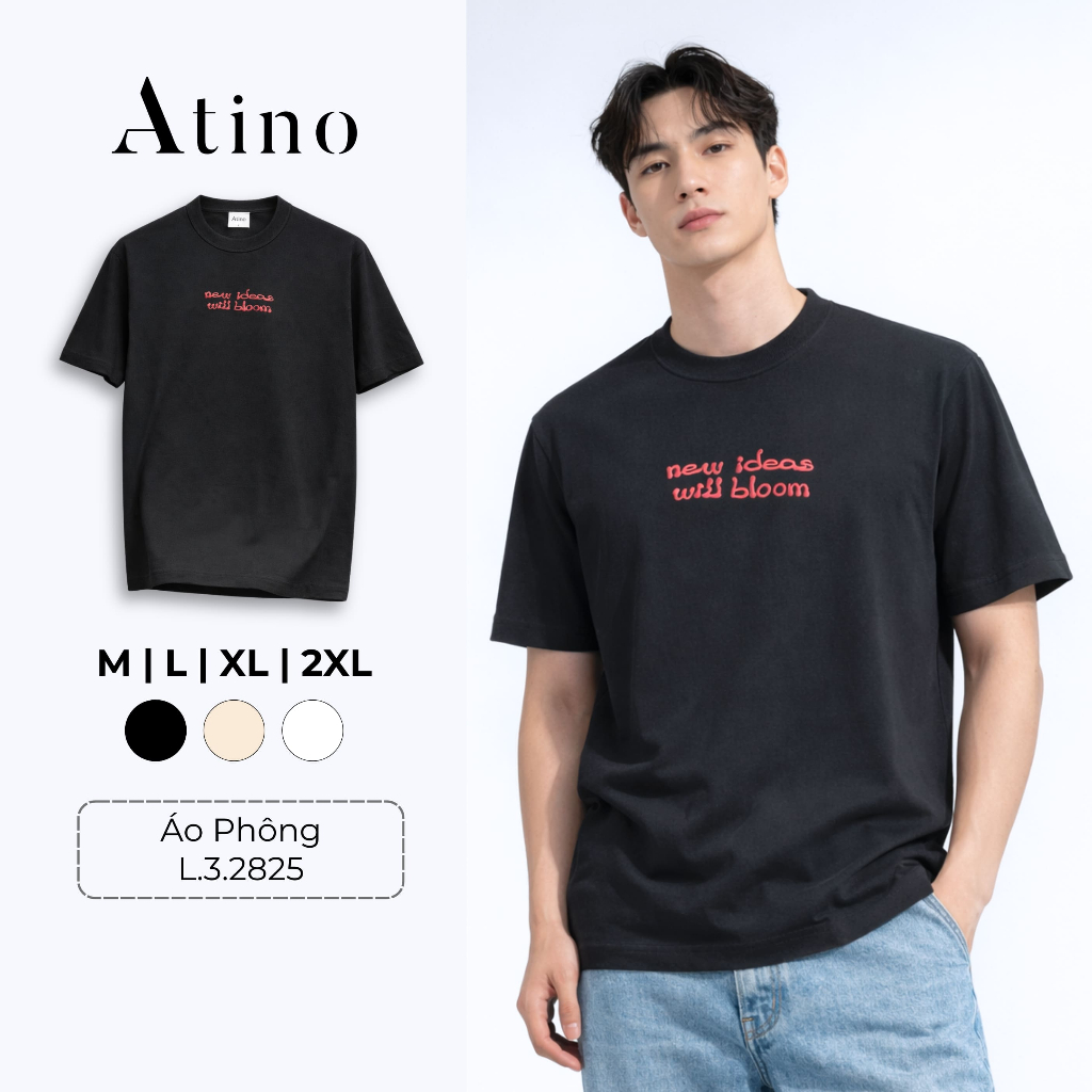 Áo Phông ATINO Phong Cách Hàn Quốc Năng Động L.3.2825