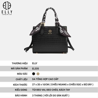 Túi xách nữ ELLY EL335 túi đeo chéo đeo vai xách tay thời trang cao cấp công sở