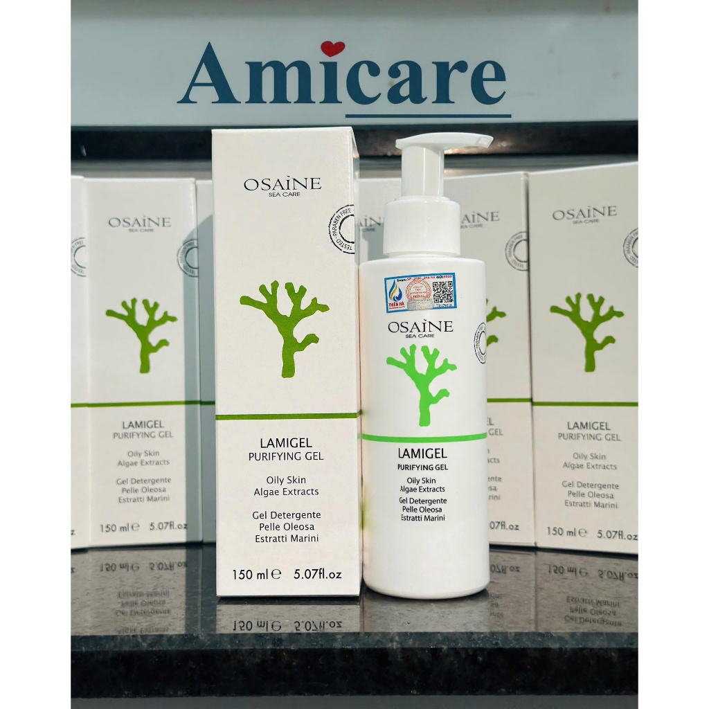 ✅[CHÍNH HÃNG] OSAINE Sữa Rửa Mặt Dành Cho Da Dầu Mụn Lamigel Purifying Gel 150ml