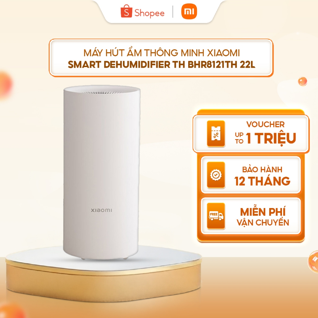 Máy hút ẩm thông minh Xiaomi Smart Dehumidifier TH BHR8121TH - Công suất hút ẩm 22L/ngày - Điều khiể