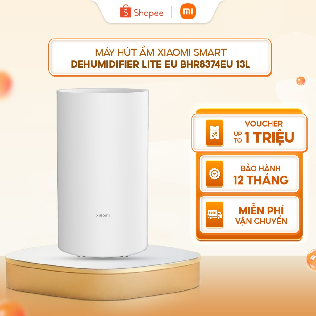 Máy hút ẩm Xiaomi Smart Dehumidifier Lite EU BHR8374EU - Hút ẩm cao 13 lít/ngày - App Xiaomi Home