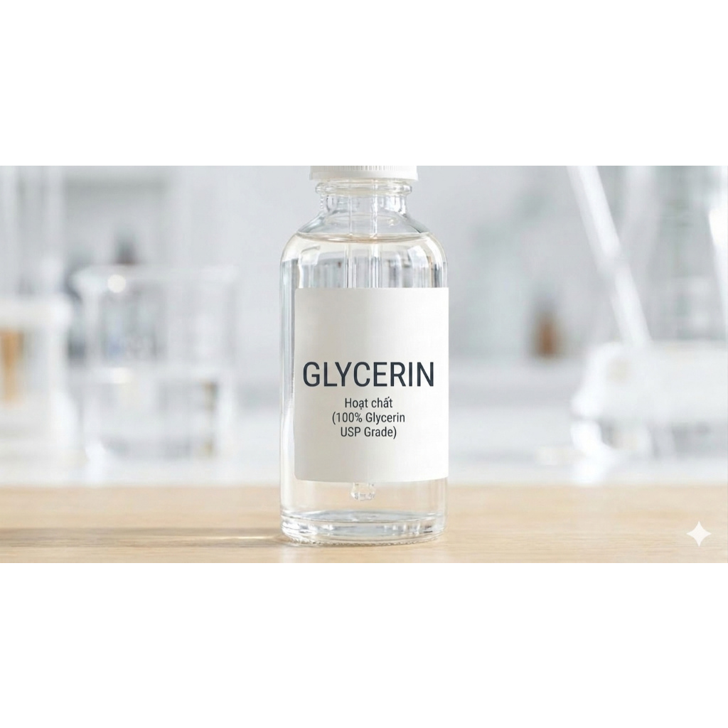 GLYCERIN THỰC VẬT – NGUYÊN LIỆU DƯỠNG ẨM