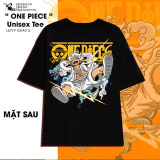 [RẺ VÔ ĐỊCH] Áo thun in hình BEEBEESTORE01 luffy gear 5 vs kaido -luffy (đen) 100% COTTON LF006