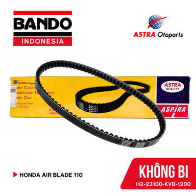 Dây curoa không bi BANDO Astra Indonesia cho xe Honda Air Blade 110 mã H2-23100-KVB-1200