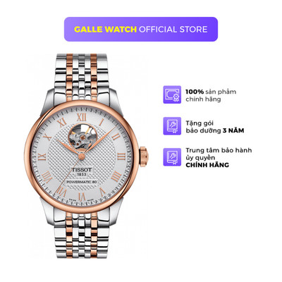 Đồng Hồ Nam TISSOT T-Classic LE OPEN HEART T006.407.22.033.02 đeo tay dây thép cao cấp chính hãng