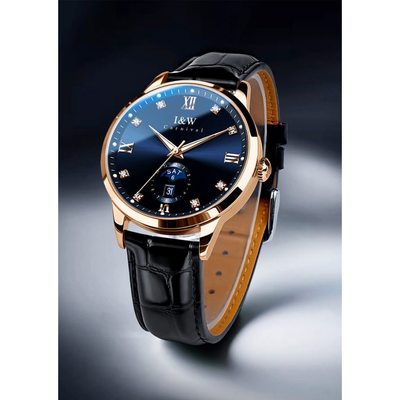 Đồng hồ nam chính hãng I&W Carnival 55831G-D4 Kính sapphire ,chống xước,Chống nước ,Bảo hành 24 tháng,Máy cơ (Automatic