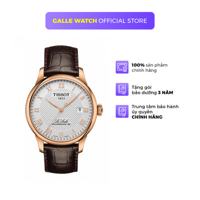 Đồng hồ Nam Tissot T-Classic T006.407.36.033.00 dây da đeo tay kính Sapphire cao cấp chính hãng