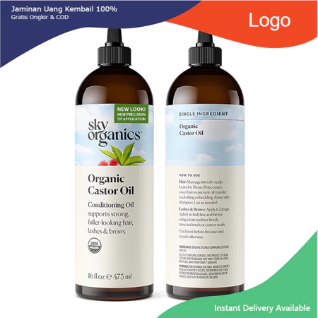 Dầu Thầu Dầu Castor Oil USDA 100% Pure Hexane-Free 473ml USA