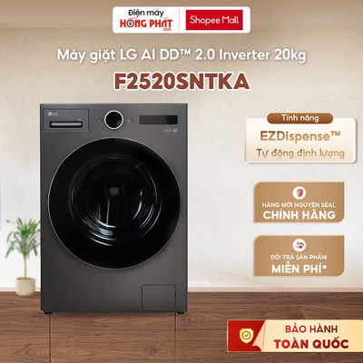 F2520SNTKA 20Kg | F2517SNTG 17Kg - Máy Giặt Lồng Ngang LG AI DD™ Inverter [Giao-Lắp HCM]