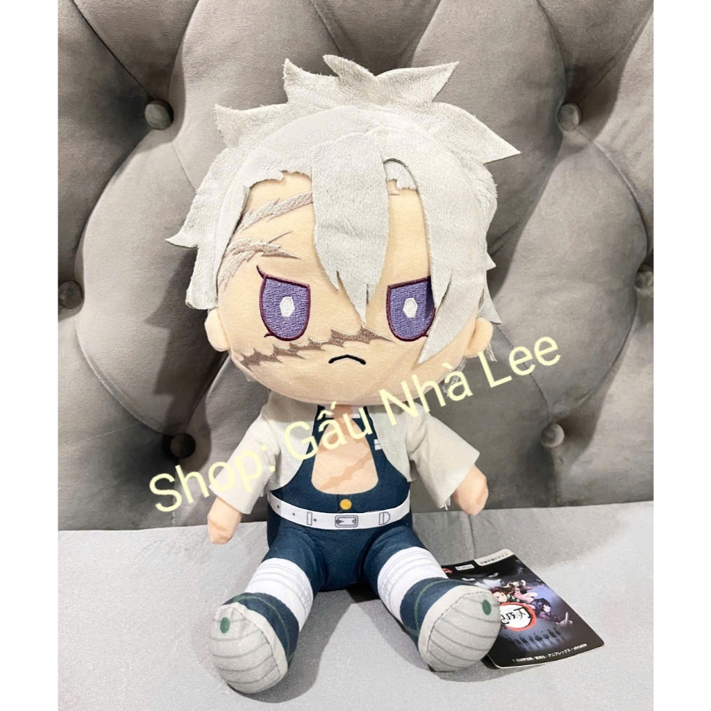 [ Nhật Bản ] [MS2292] Bé gấu bông Sanemi - Kimetsu no Yaiba, size 30cm, lông mềm mịn, hàng mới, full
