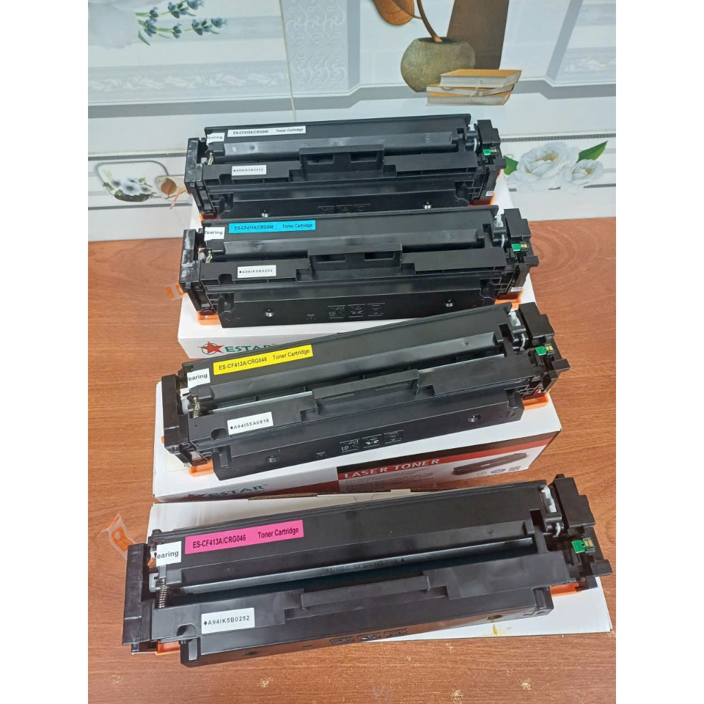 Mực in màu 203A (Hộp CF540A, CF541A, CF542A, CF543A) dùng cho máy HP Color laser M254nw, M254dw, MFP