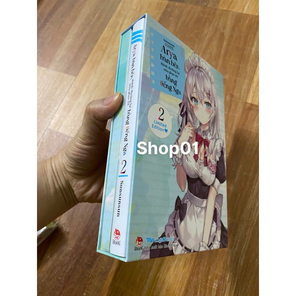 Vở Box Boxset LN tập 2  Arya bàn bên limited - Arya Bàn Bên Thỉnh Thoảng Lại Trêu Ghẹo Tôi Bằng Tiến