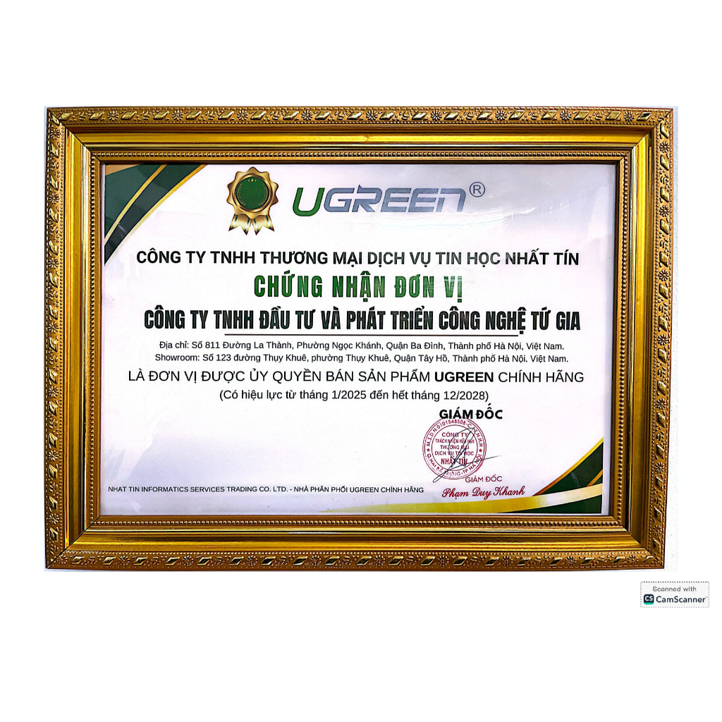 Cáp mạng đúc sẵn Cat6 dài 0,5m chính hãng Ugreen 50183 cao cấp