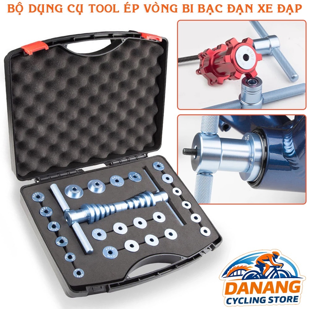 Bộ Dụng Cụ Tool Ép Vòng Bi Bạc Đạn Xe Đạp – Ép BB Bottom Bracket, Moay Ơ Hub