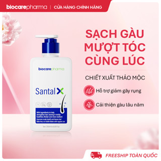 Dầu gội sạch gàu cho da đầu gàu nấm ngứa SANTAL X Biocarepharma 250ml.