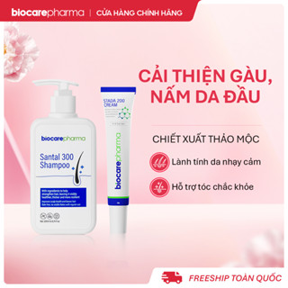Combo kem và dầu gội hỗ trợ gàu nấm | Biocarepharma.