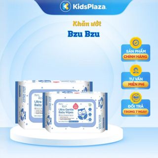 Khăn ướt dịu nhẹ Bzu Bzu 80 tờ cho bé - Kidsplaza