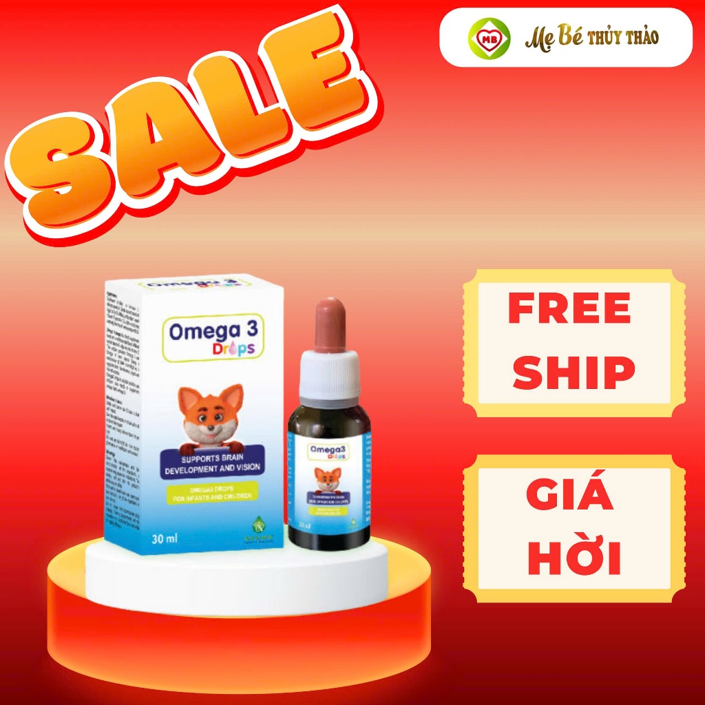 DHA Omega3 drop của Eurovit Ý chính hãng lọ 30ml