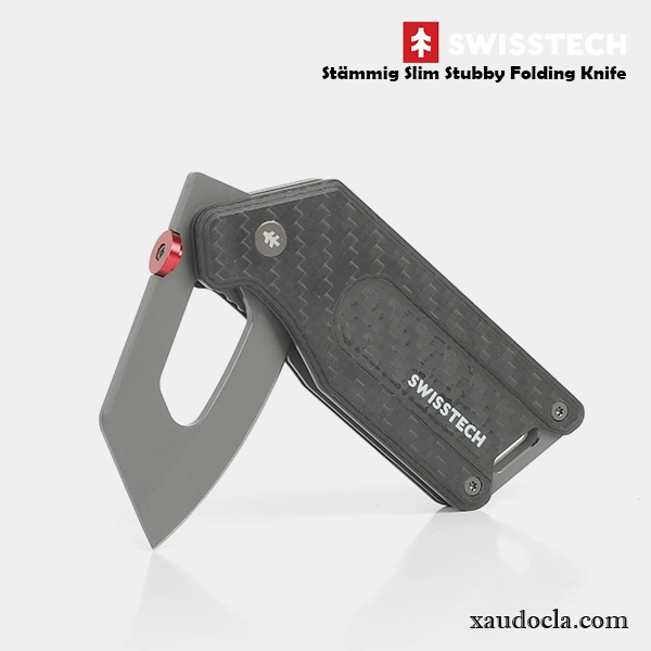 Dụng Cụ Đa Năng Dao Gấp Gọn SWISS TECH Stammig Slim Stubby Folding Knife