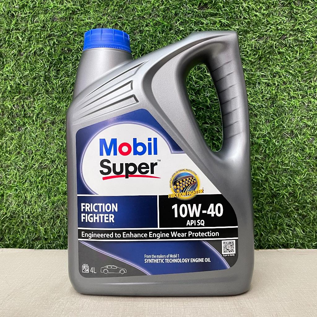 [ CHÍNH HÃNG ] Dầu Động Cơ Xăng/Diesel Mobil Super 10W-40 API SQ/CF (4 Lít) - Nhập Singapore