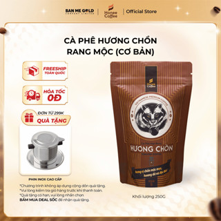[TẶNG PHIN] cà phê hương chồn (nâu) - cafe rang xay nguyên chất - túi 250g - cà phê chồn - chính hãng Ban Me Gold