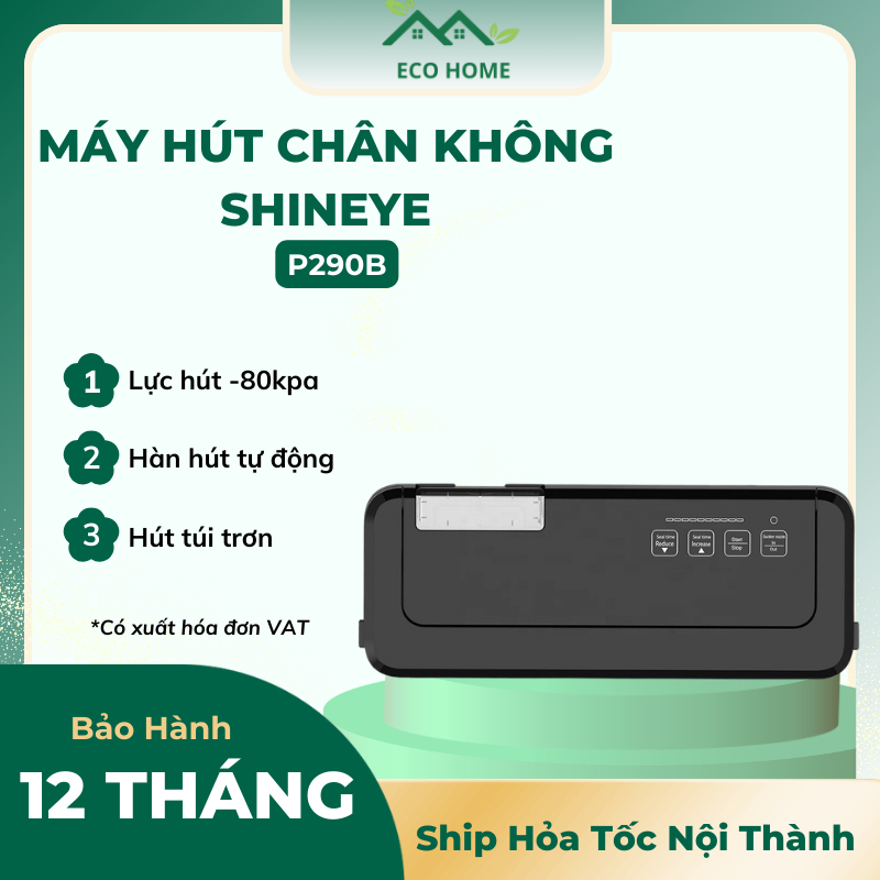 [HẾT P290B] Máy Hút Chân Không P290B - Tự Động - Hút Túi Trơn - Bảo Hành 12 Tháng
