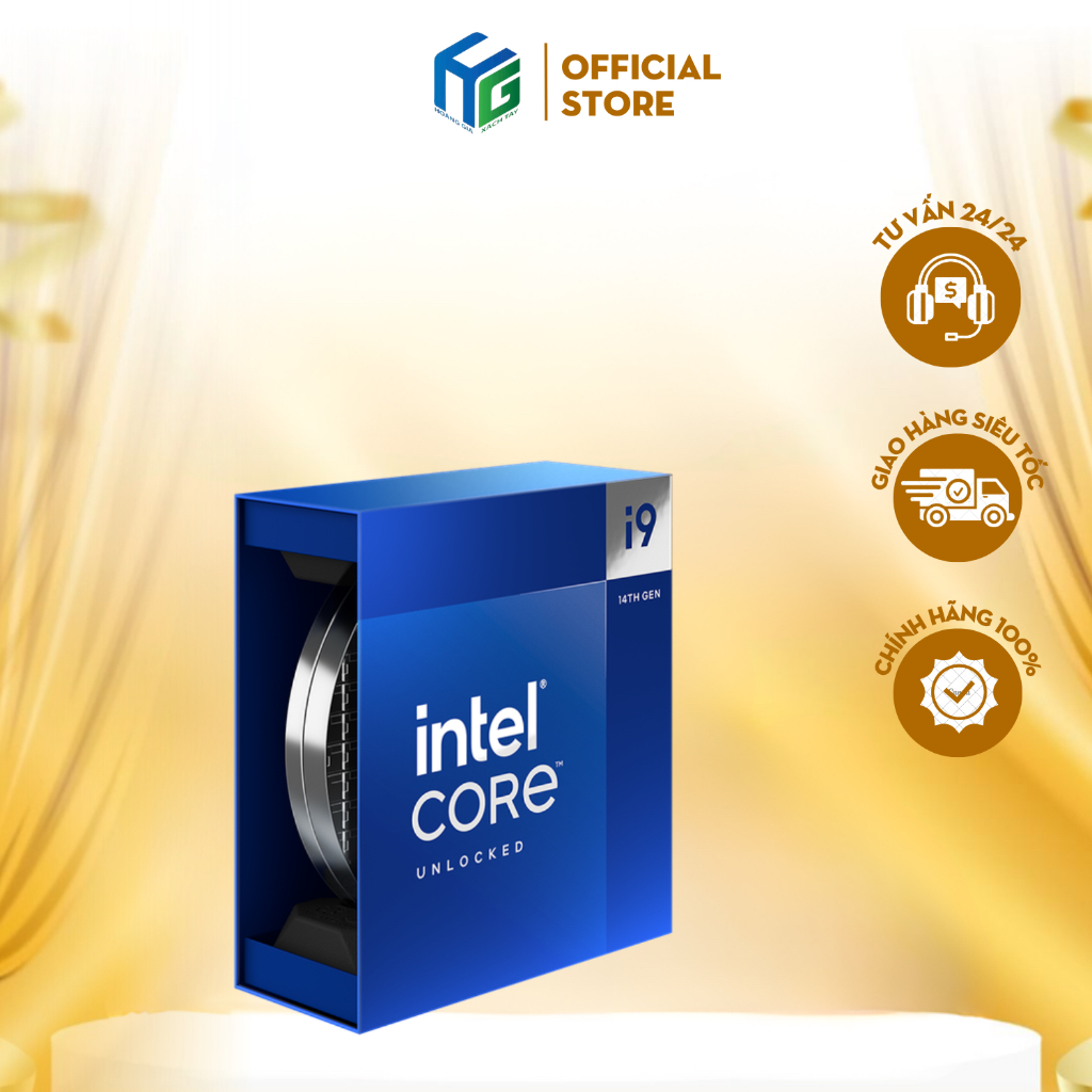 [HOẢ TỐC] Bộ vi xử lý Intel Core i9 14900KS / Turbo up to 6.2GHz / 24 Nhân 32 Luồng / 36MB / LGA 170
