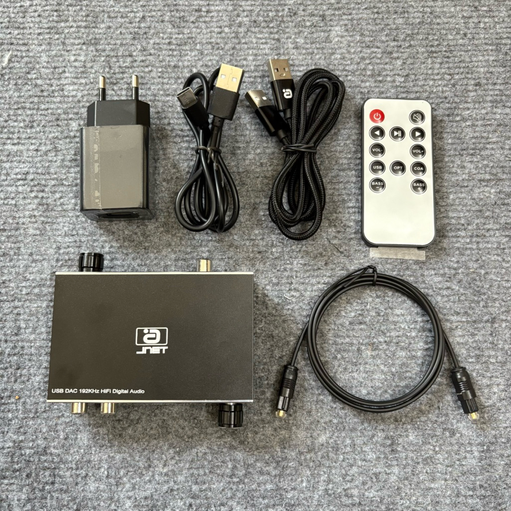 [Có Chỉnh Bass] Đầu Giải Mã DA500 Chính hãng Jnet 24bit 192kHz