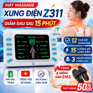 Máy Massage Xung Điện Bấm Huyệt Zlife z310 z311, Máy Châm Cứu Mát Xa Cổ Vai Gáy Giảm Đau Nhức Xương Khớp
