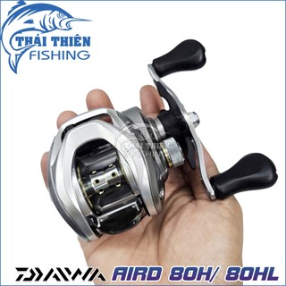 Máy Câu Ngang Daiwa AIRD 80H/80HL New 2026 Chính Hãng, Magforce Chống Rối, 7.5:1, Drag 5kg