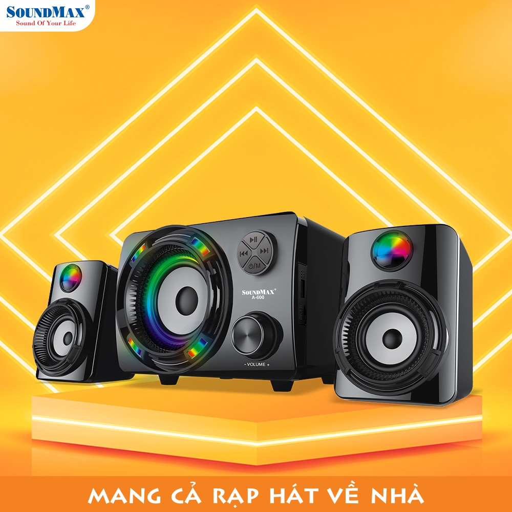 Loa Vi Tính SoundMax A-600/2.1 - Hàng Chính Hãng