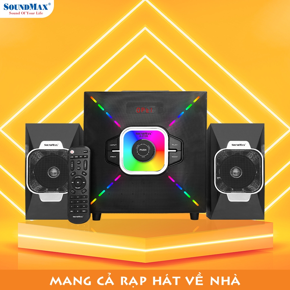 Loa Vi Tính Soundmax A-2126/2.1 - Hàng Chính Hãng