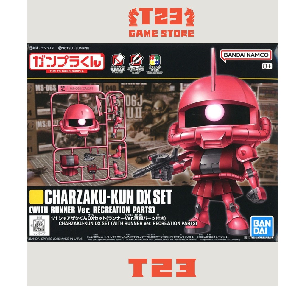 Mô hình Gundam Bandai 1/1 CharZaku-Kun DX Set (With Runner Ver. Recreation Parts)