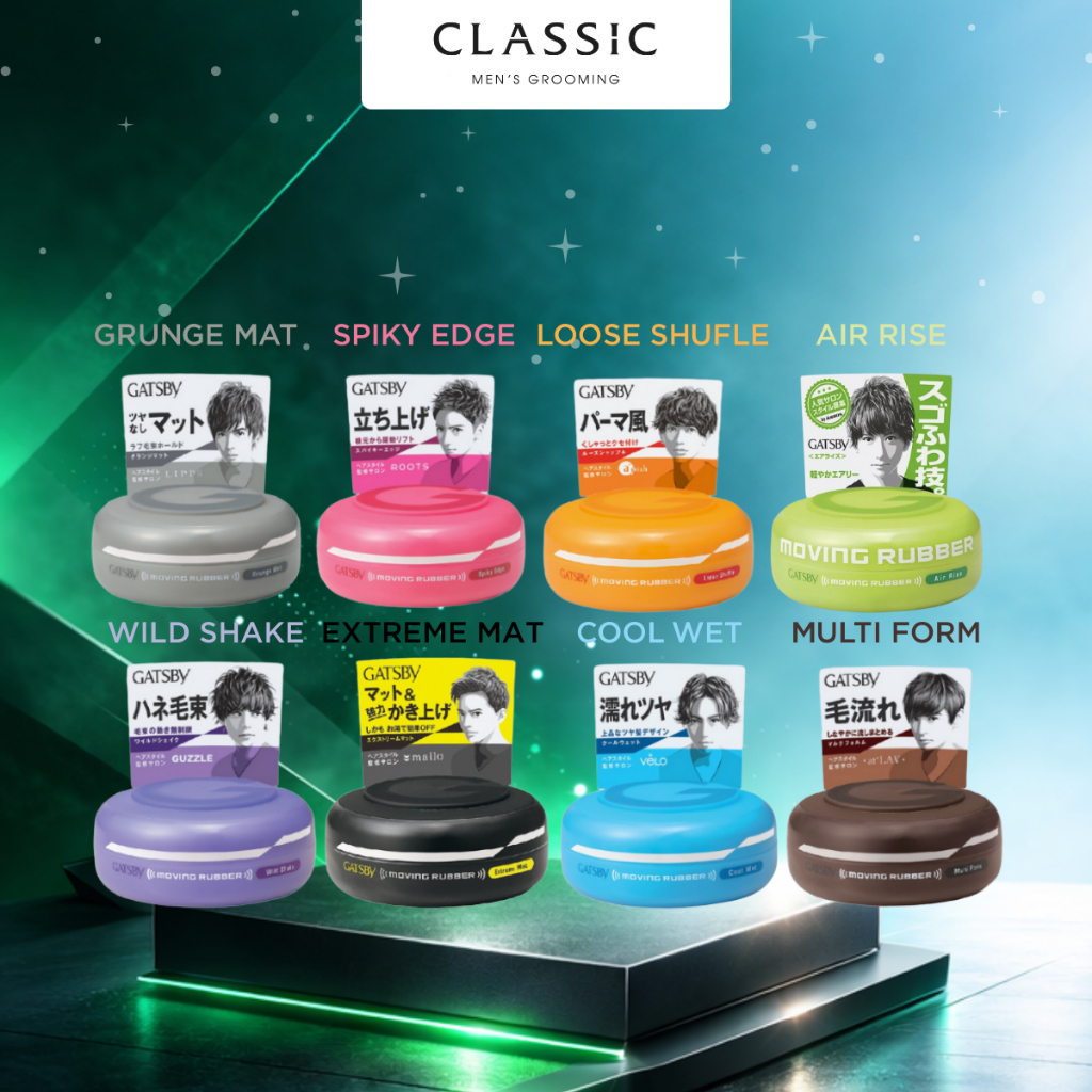 Sáp Vuốt Tóc Gatsby Moving Rubber 80g