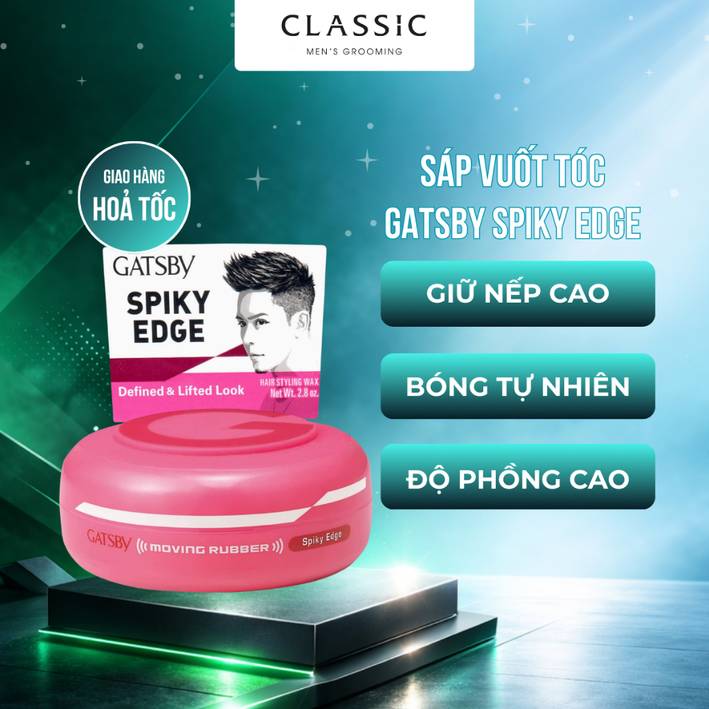 Sáp Vuốt Tóc Gatsby Moving Rubber Spiky Edge 80g