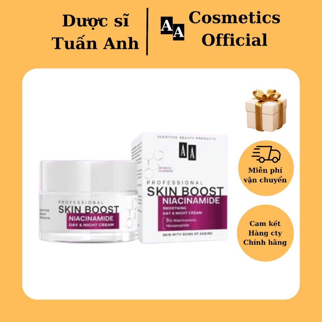 Kem dưỡng Niacinamide  AA Cosmetics Perfect Skin Niacinamide 5% .lọ 50ml