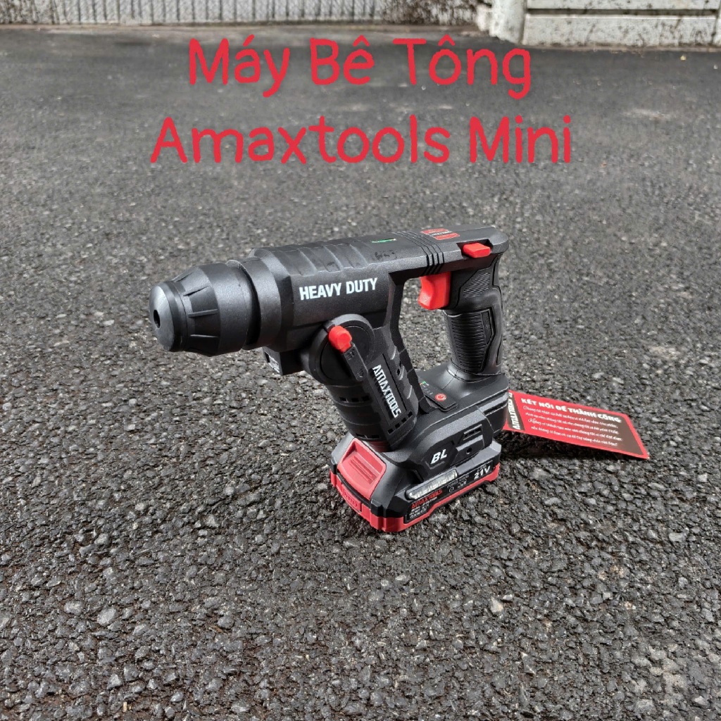(TẶNG MŨI KHOAN) AMAXTOOLS_SIÊU PHẨM BÊ TÔNG MINI - A3CN12SM PLUS - SIÊU NHỎ GỌN BẢN NÂNG CẤP.