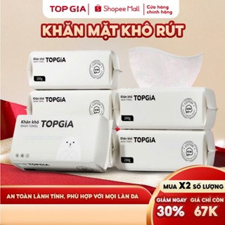 Khăn mặt khô Top gia dùng 1 lần siêu mềm mịn, an toàn cho da
