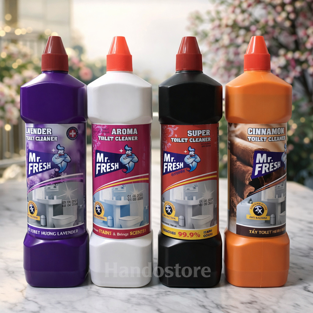 Chai tẩy vệ sinh toilet Mr.Fresh 1000ml / 900ml (new) - nhiều mùi hương