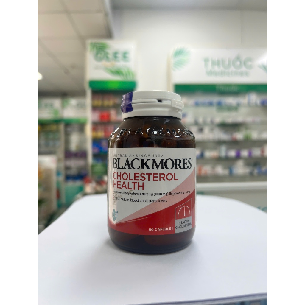 Viên uống Blackmores Cholesterol Health hỗ trợ giảm Cholesterol Lọ 60 viên [GIÁ TỐT]