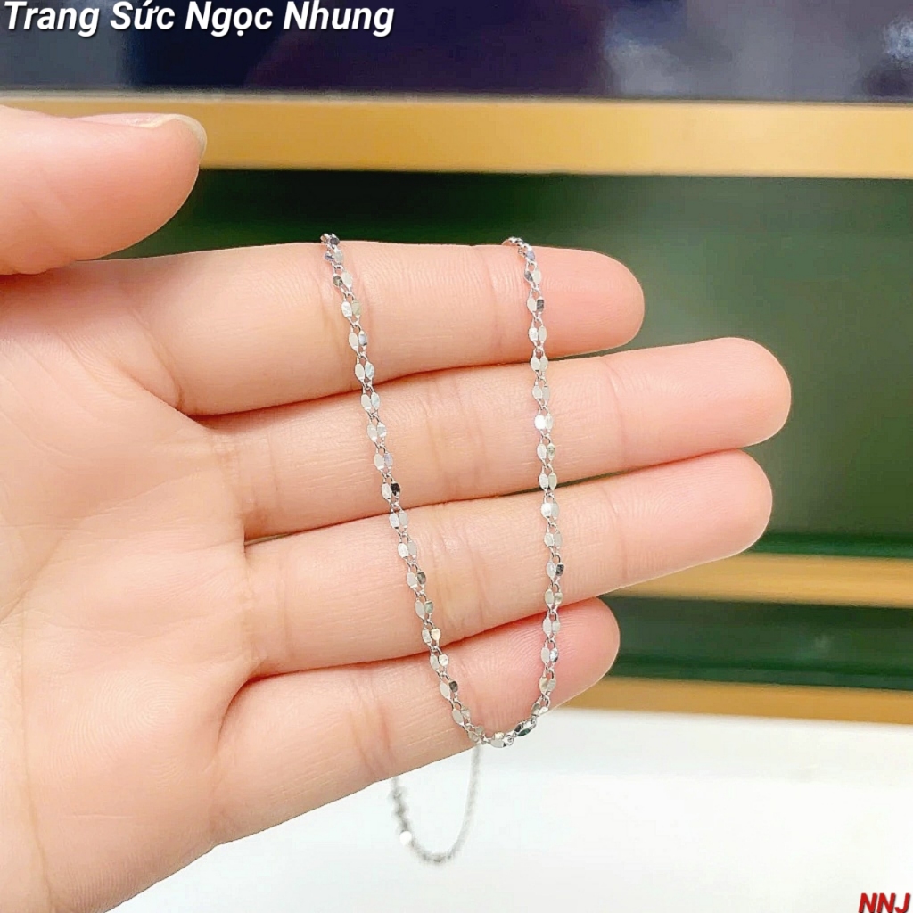 Dây kiểu lá me bạc ý-M235