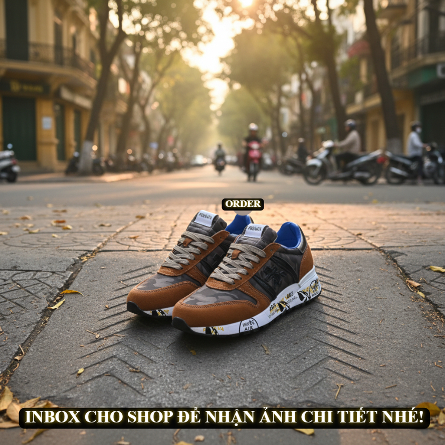 Giày Sneaker, thể thao, pickleball, tennis, cầu lông. Nhận order theo mẫu Salomon.PREMATA六JFD129-EDH